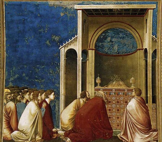 GIOTTO di Bondone The Suitors Praying Spain oil painting art